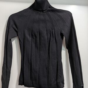 WHBM XS Black Turtleneck Sweater